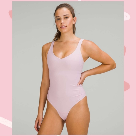 Lululemon Align Athletic Bodysuit in Velvet Dust Pink - Picture 1 of 11